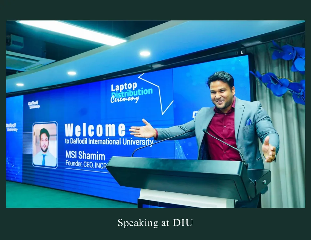 Speaking at DIU